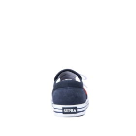 Supra CUBA Lave Sneakers Dame Marineblå/Hvite/Hvite | NO-86260